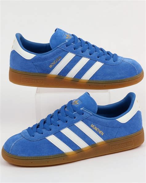 adidas münchen schuhe blau|Adidas munchen trainers blue.